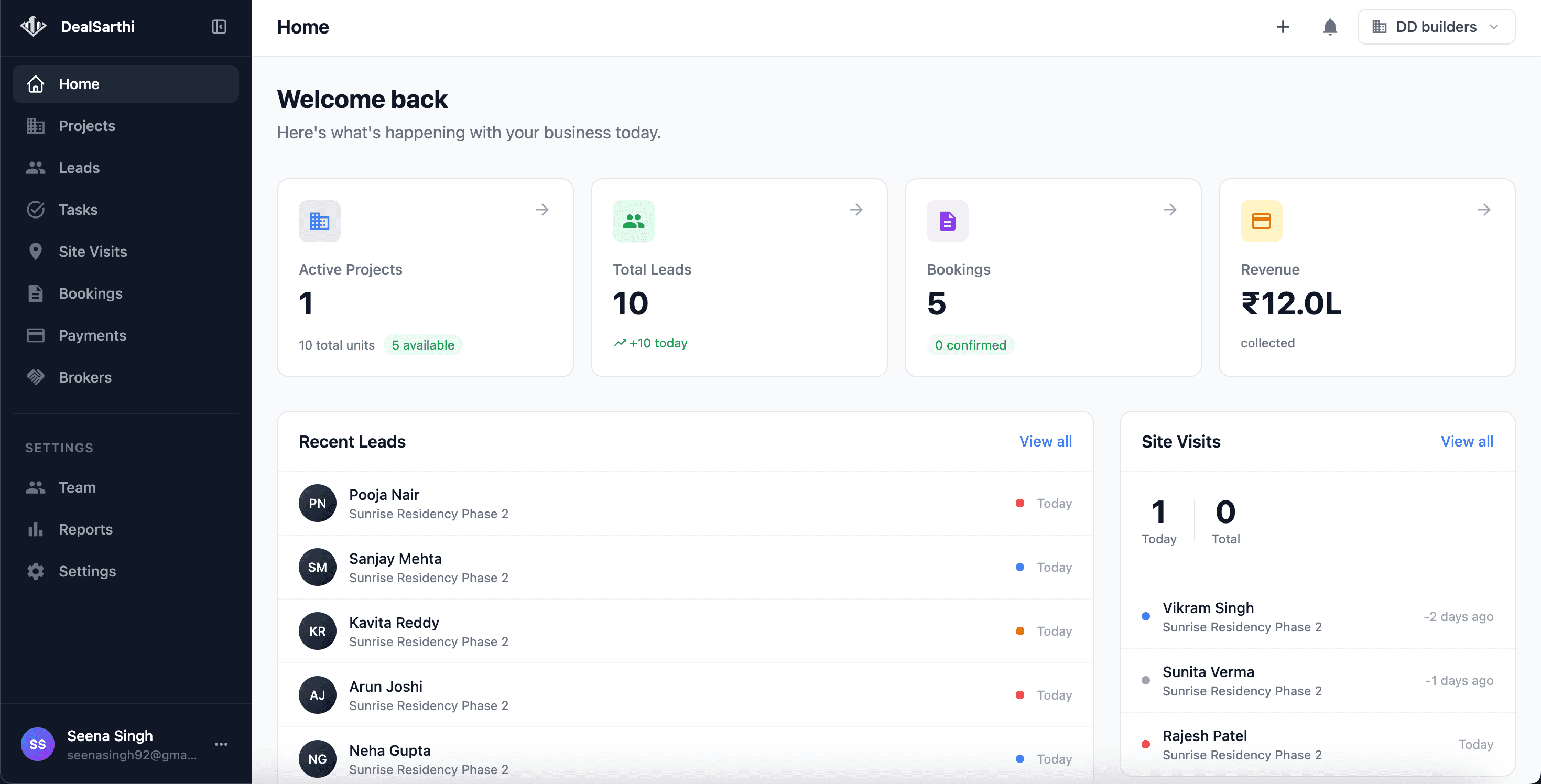 Real Estate CRM Platform