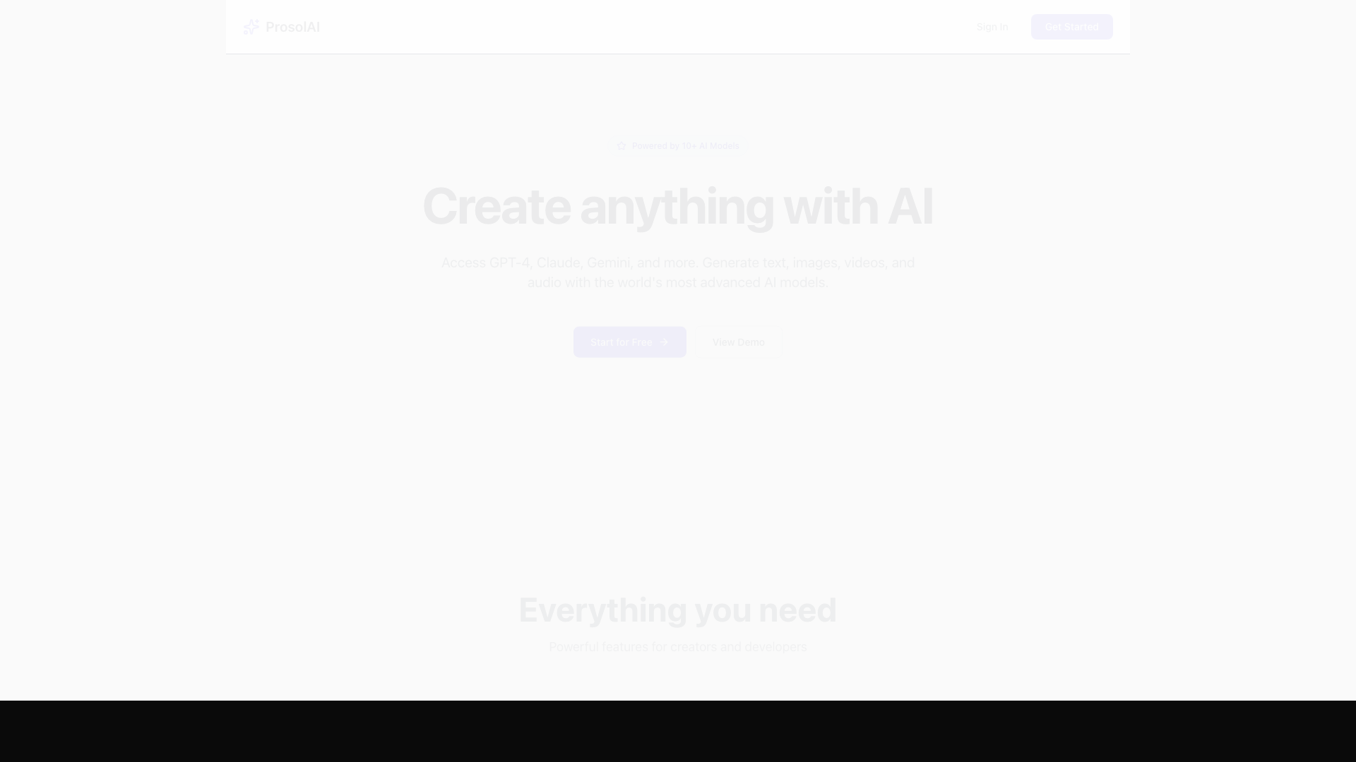 AI Content Generation Platform